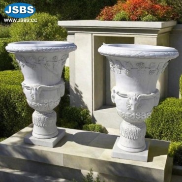 Majestic Greek Planter Pair, Majestic Greek Planter Pair